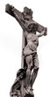 marble statue of crucified jesus