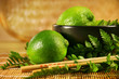 limes with chopsticks
