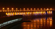 power dam in the night power dam in the night