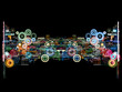 Illustration: abstract graphic montage abstract graphic montage