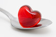 spoonful of love - teaspoon and heart