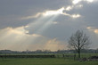 sun breaking through the clouds - 2