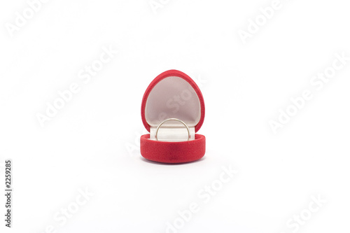 Photo: ring in present box ring in present box