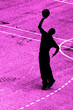 tir au basket en rose