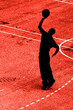 tir au basket en rouge
