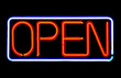 Photo: open sign open sign