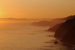 sepia sunset, the big sur