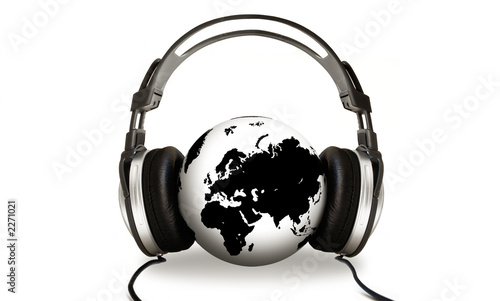 Photo: listening globe listening globe