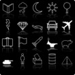 demographic and population icon series set