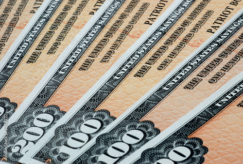 Photo: savings bonds savings bonds