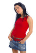 young beautiful women listening music in headphone young beautiful women listening music in headphone
