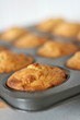 muffins in baking tin