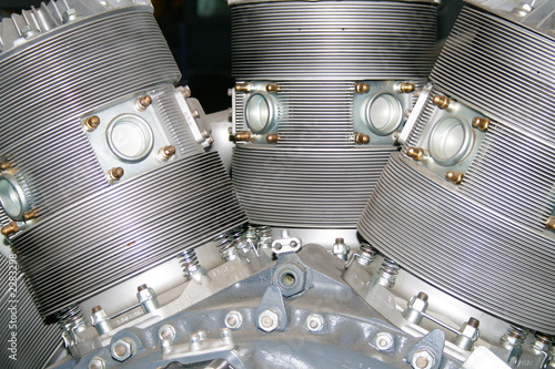 Photo: vintage aircraft engine vintage aircraft engine