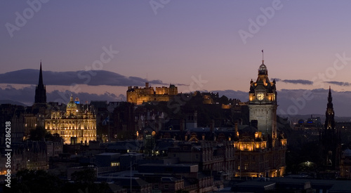 edinburgh at dusk