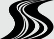 abstract river track