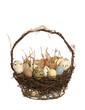 easter basket with eggs easter basket with eggs