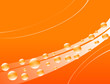 glass orange balls