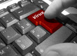 clavier touche virus