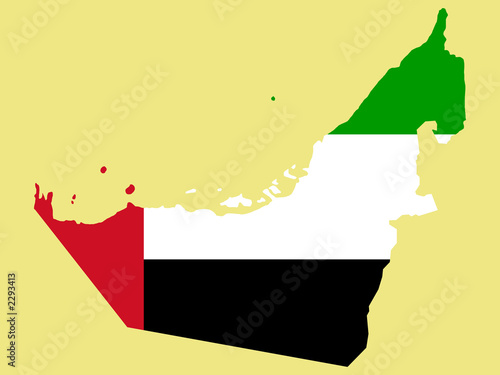 map of united arab emirates map of united arab emirates