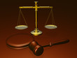 wooden gavel and scales from the court wooden gavel and scales from the court