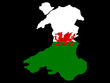 map of wales map of wales