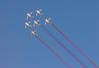 6 planes in the sky