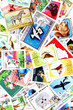 collection of used stamps