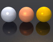 metal spheres