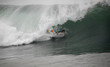 bodyboarder in the tunnel