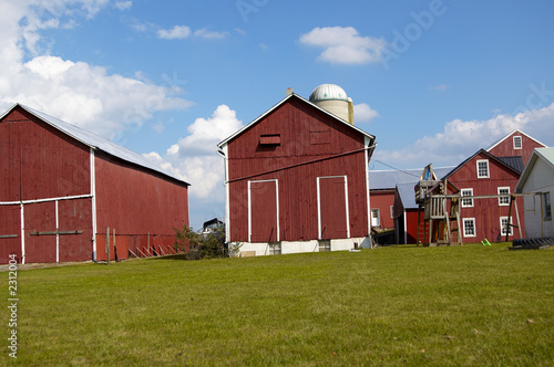 Photo: red amish farm red amish farm
