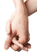 man and woman hands