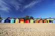 colorful beach huts colorful beach huts