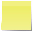 blank post-it