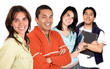 group of happy young people