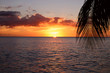coucher de soleil sur la caraibe