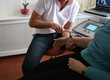 physiotherapist at work