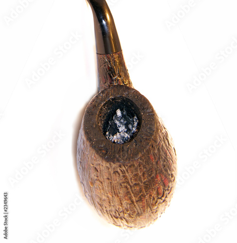 elephant smoking bowl. tobacco smoking pipe close-up