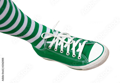 Photo: green sneakers green sneakers