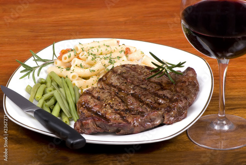 Photo: rib eye steak dinner 1 rib eye steak dinner 1