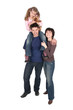 happy parents with daughter
