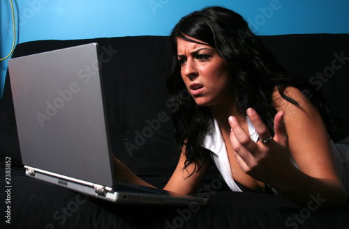 woman on computer woman on computer