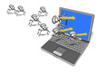 laptop attacked by bugs