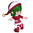christmas elf in a hurry christmas elf in a hurry