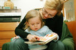 mother and child reading