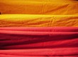 yellow orange indian red fabric