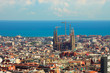 panorama in barcelona panorama in barcelona