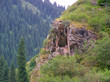 rock at the mountains