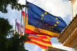 colored flags