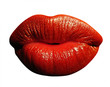 kissing lips