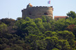 castle with loopholes in the forest castle with loopholes in the forest